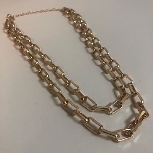 Gold Chain Link Necklace